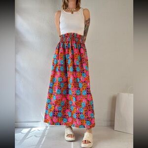 Vintage 70s Beverly Vogue maxi skirt size m/l